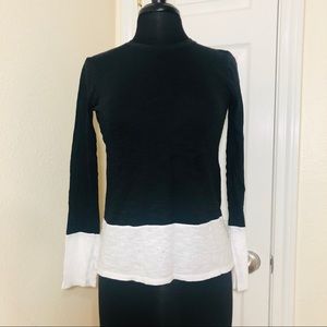 Vince. | Long Sleeve Black and White Shirt Size XS